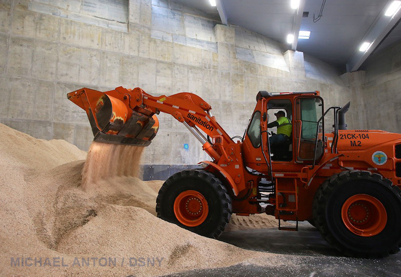 Illustration for article titled NYC's Road Salt Is Being Stored in a Building That Looks Like a Giant Crystal